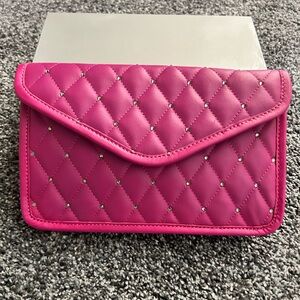 Pink Quilted Women's Clutch